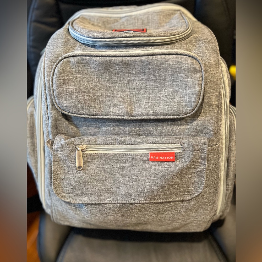 GUC bag nation XL diaper bag gray